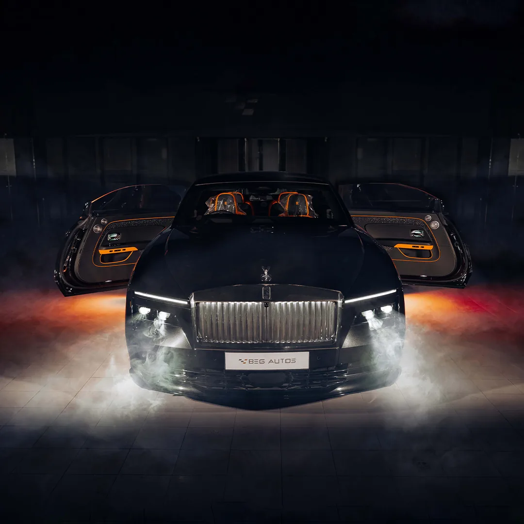 Front view of Rolls‑Royce 2024 in Black