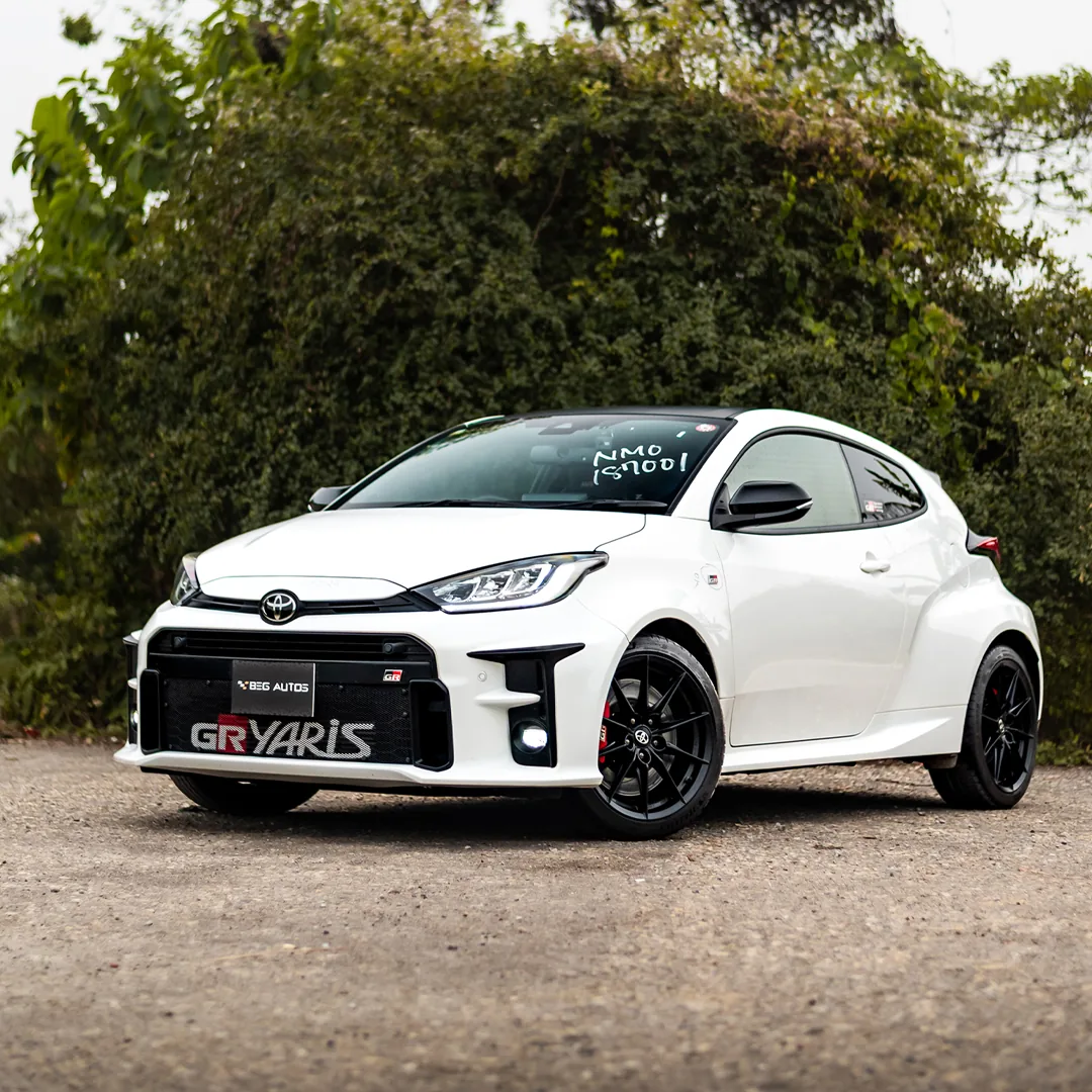 Front view of Toyota 2020 in White