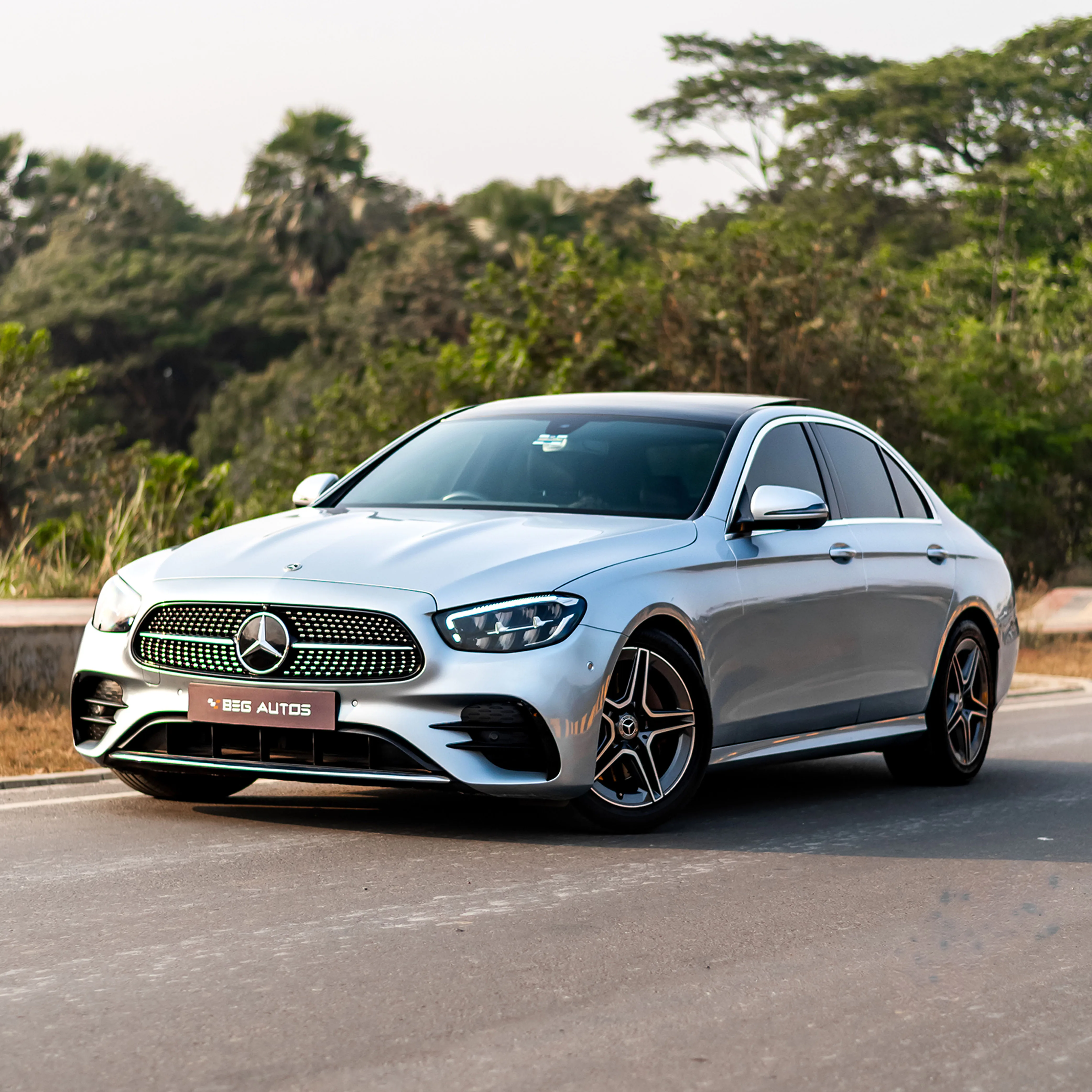 Front view of 2022 Mercedes-Benz 2021 in Sky Blue