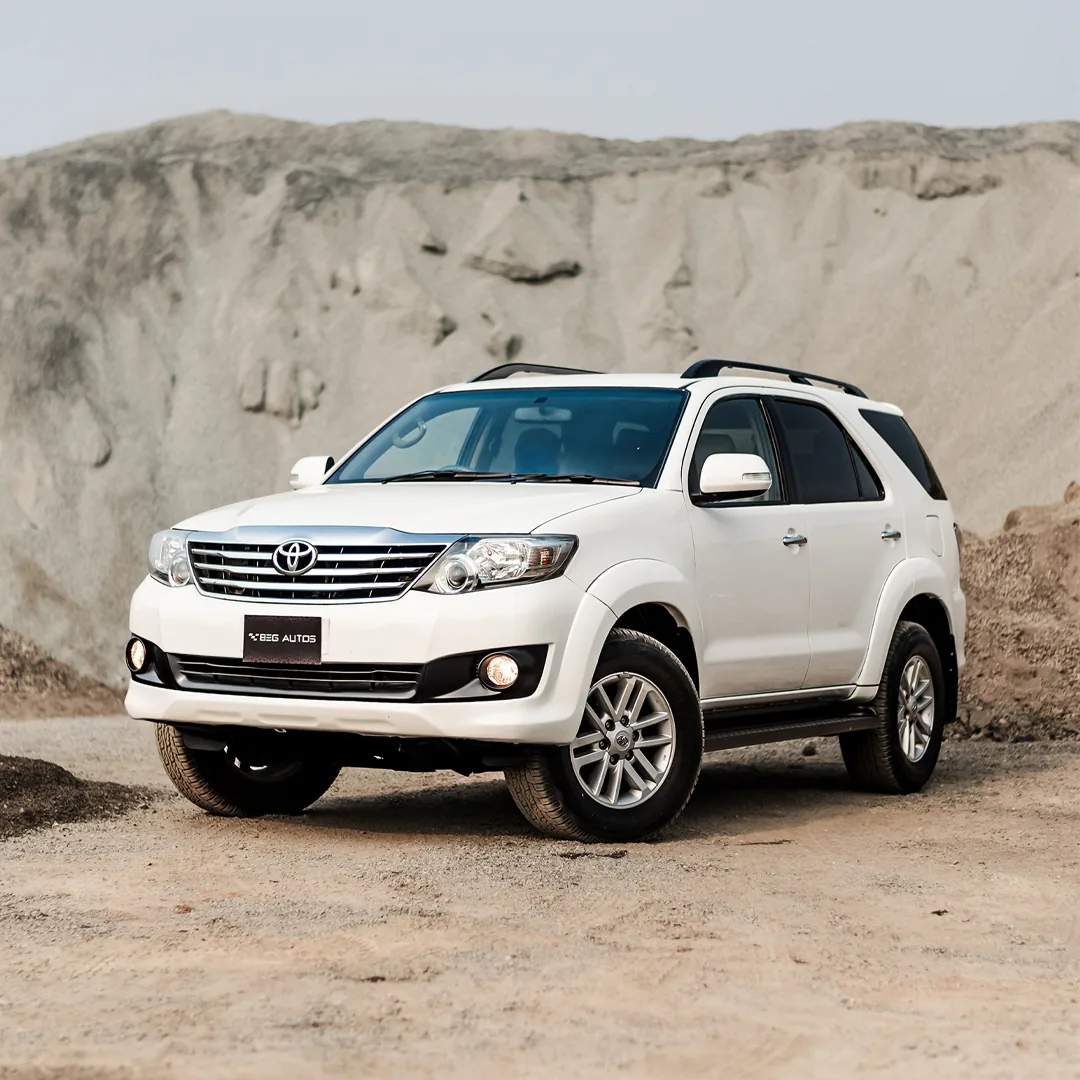 Front view of Toyota 2011 in White